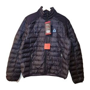 Gerry Men's Lightweight Puffer Jacket Black/Medium Insulated Welded Channels Zip
